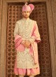 Groom Sherwani In Cream Color